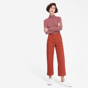 Everlane Wide Leg Crop Rust